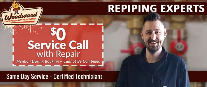 mid willamette valley Repiping Woodward Heating, Air, Plumbing