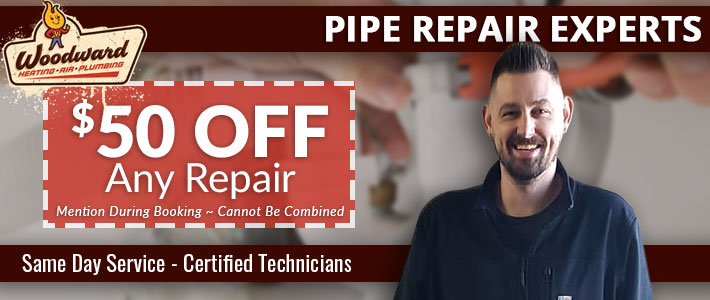 aurora pipe repair Woodward Heating, Air, Plumbing